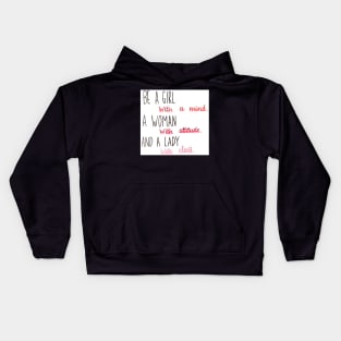 Be a Girl Kids Hoodie